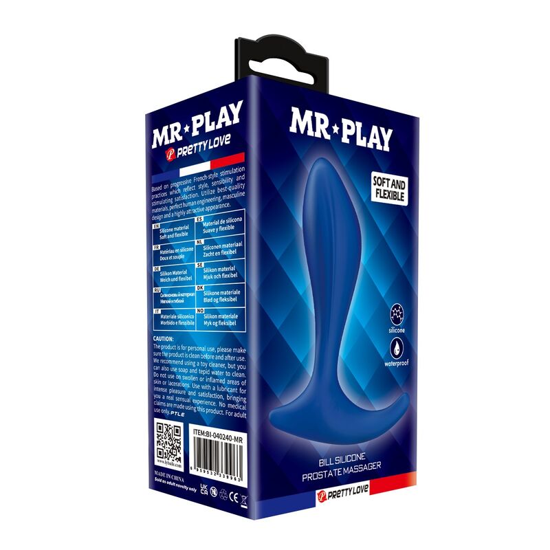 MR PLAY - MASSEUR DE PROSTATE BLEU
