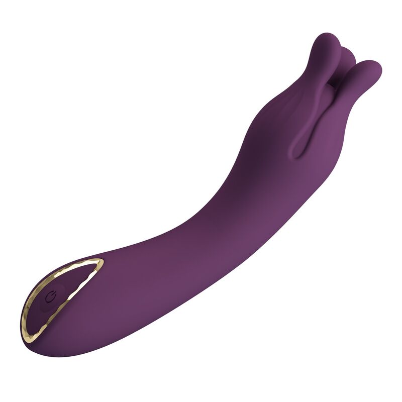 PRETTY LOVE - VIBRATEUR RECHARGEABLE LUNAO 10 FONCTIONS VIOLET