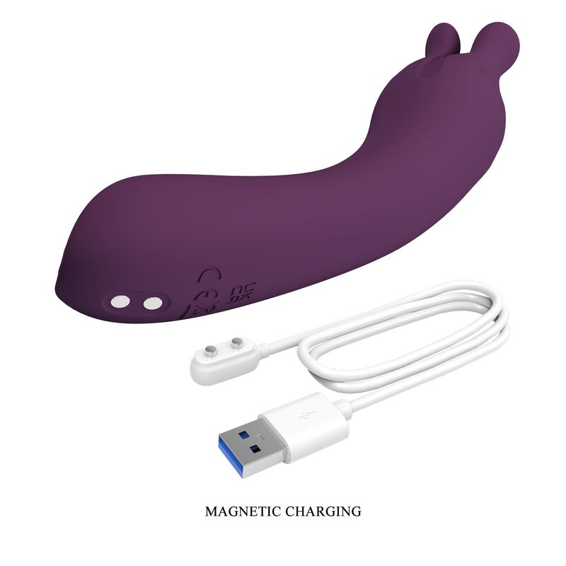 PRETTY LOVE - VIBRATEUR RECHARGEABLE LUNAO 10 FONCTIONS VIOLET