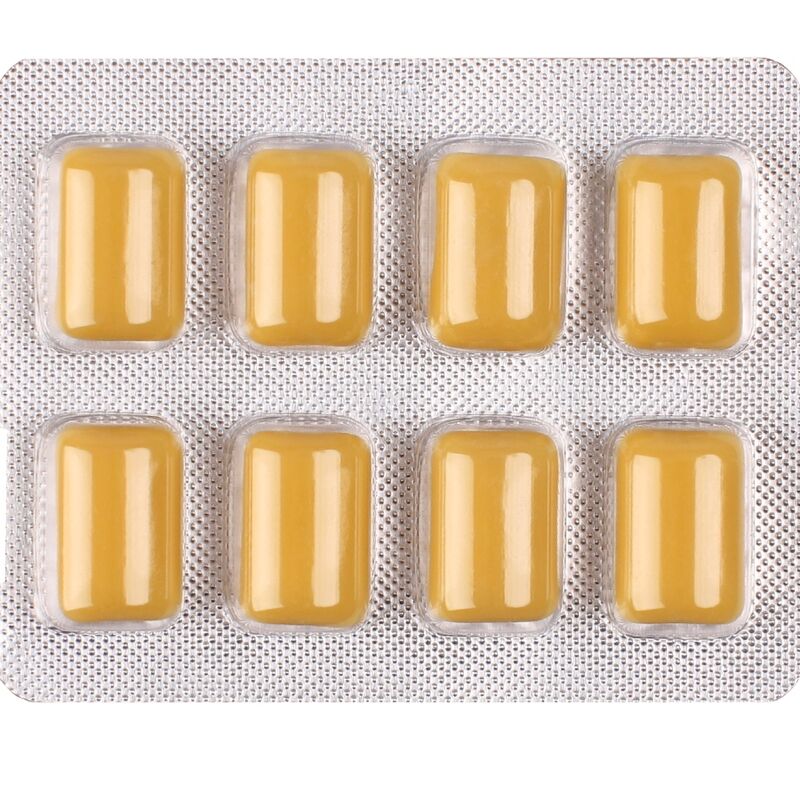 Chewing-gum fonctionnel caféine-guarana, saveur menthe-vanille — WUG GUM