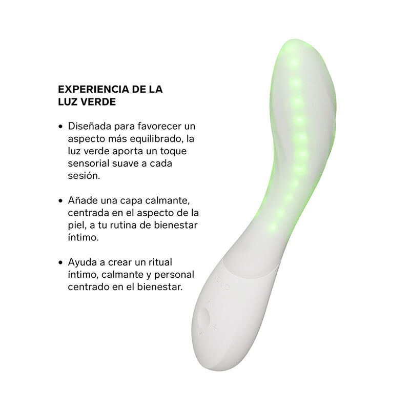 LELO - MONA SPECTRA MASSEUR INTIME À LUMIÈRE ROUGE RECHARGEABLE CONTRÔLÉ PAR APPLICATION