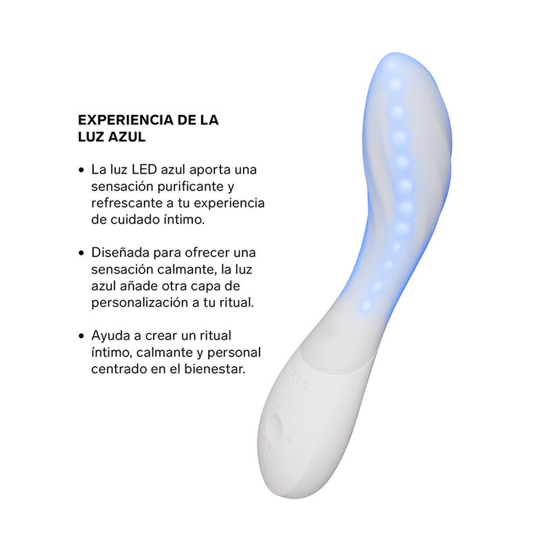LELO - MONA SPECTRA MASSEUR INTIME À LUMIÈRE ROUGE RECHARGEABLE CONTRÔLÉ PAR APPLICATION