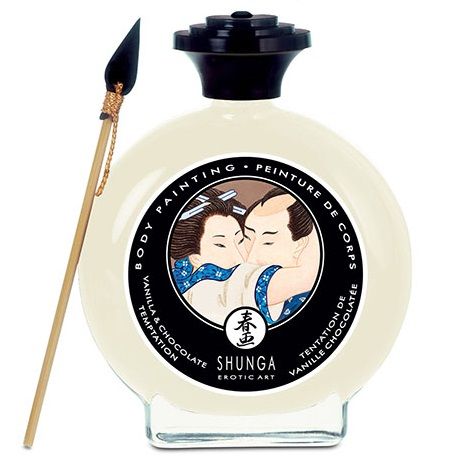 Peinture corporelle gourmande vanille et chocolat — SHUNGA MASSAGE CREAM
