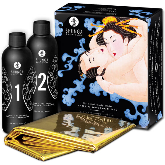 Gel de massage oriental corps à corps aux fruits exotiques — SHUNGA KITS