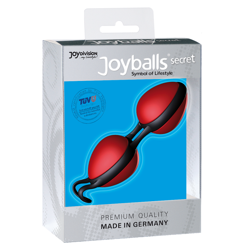 Boules de plaisir secret noires et rouges — JOYDIVISION JOYBALLS