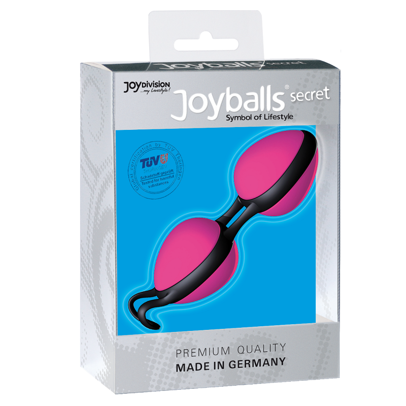 Boules de renforcement pelvien noires et rose — JOYDIVISION JOYBALLS