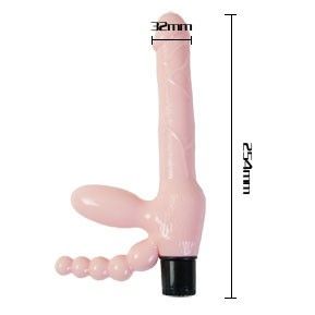 Harnais sans corde vibrant avec stimulateur anal — BAILE