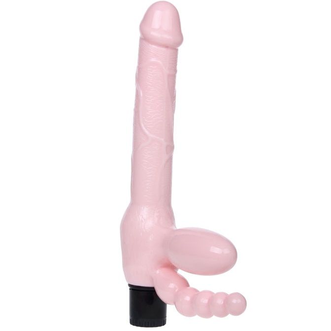 Harnais sans corde vibrant avec stimulateur anal — BAILE