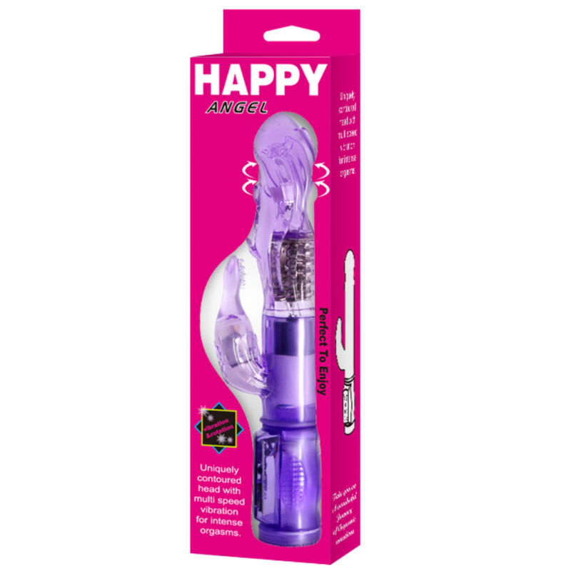 Mini vibromasseur rotatif lapin lilas — BAILE ROTATIONS