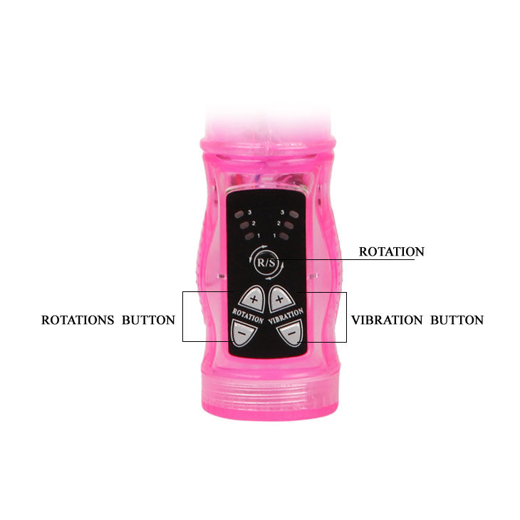 Mini lapin rotateur rose avec superstimulateur — BAILE ROTATIONS