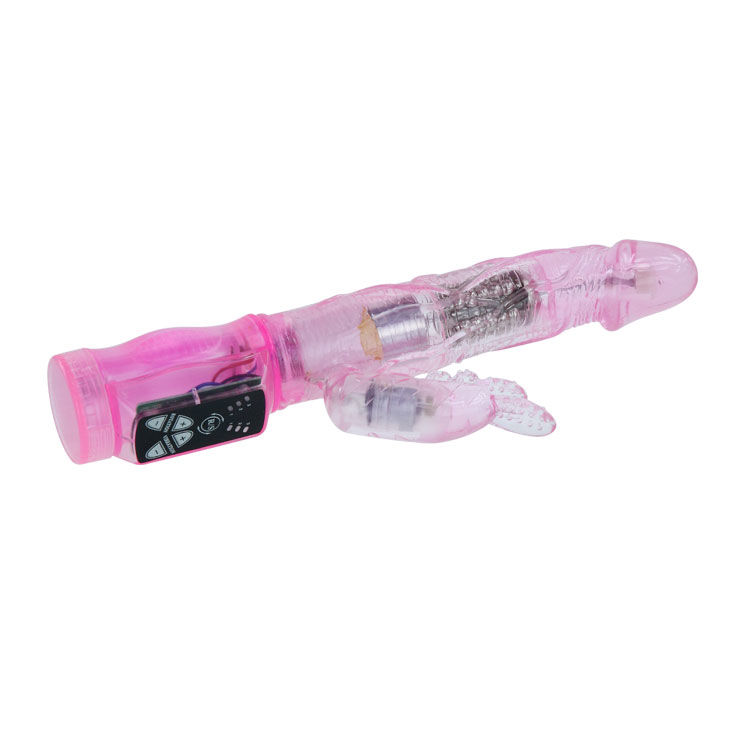 Mini lapin vibrant rotatif en gelée douce — BAILE ROTATIONS