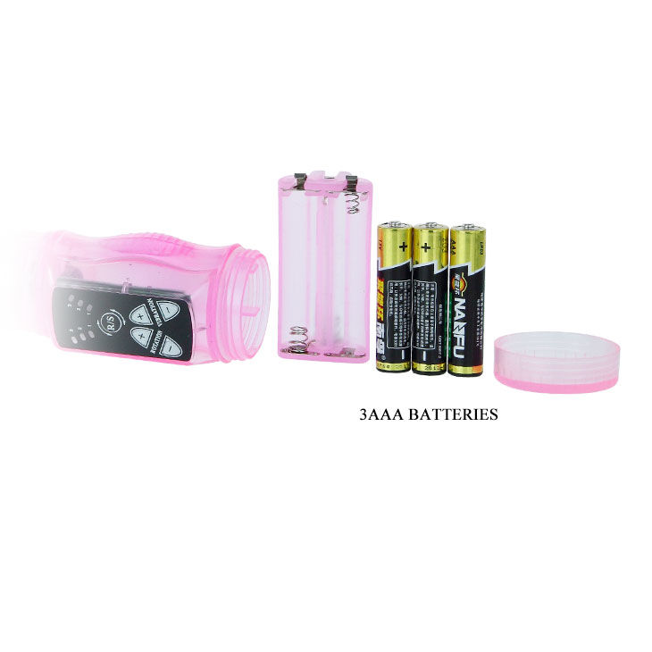 Mini lapin vibrant rotatif en gelée douce — BAILE ROTATIONS