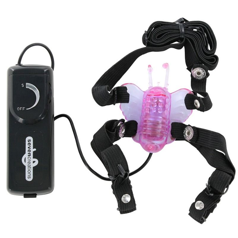 Stimulateur papillon vibrant mains libres — SEVEN CREATIONS