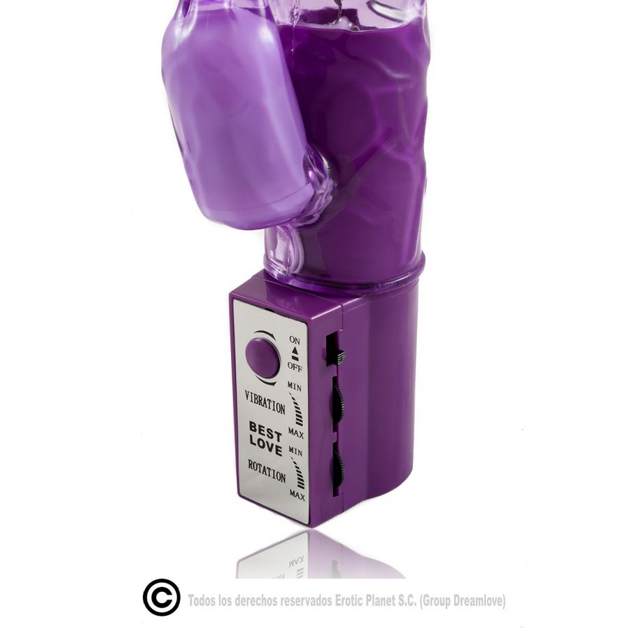 Rotateur de lapin lilas avec superstimulateur — BAILE ROTATIONS
