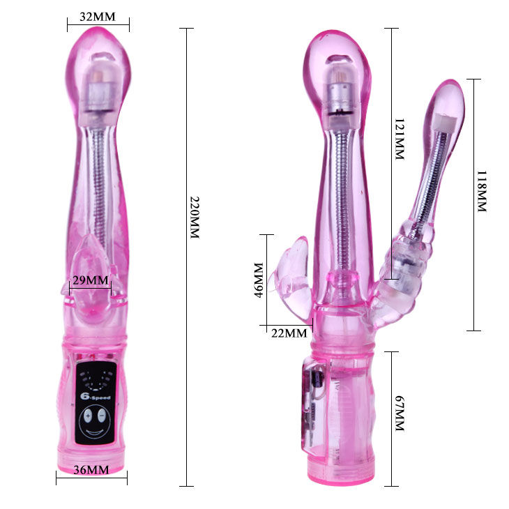 Vibrateur flexible à double stimulation — BAILE VIBRATORS