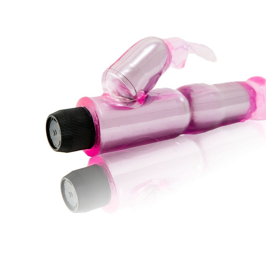 Vibrateur avec stimulateur réglable rose — BAILE VIBRATORS