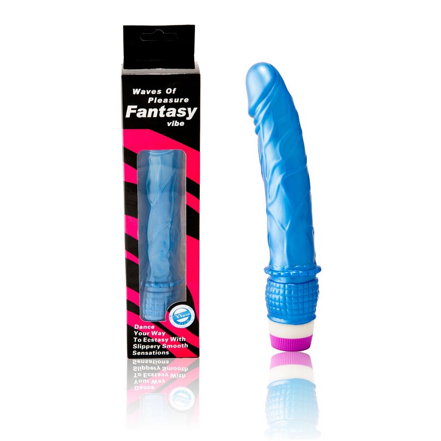 Vibrateur vague de plaisir 23 cm bleu — BAILE VIBRATORS