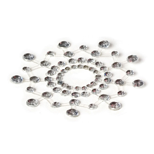Pasties scintillants argentés — BIJOUX JEWELRY