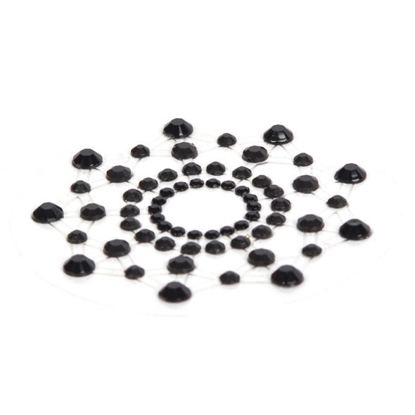 Parure de seins noire scintillante — BIJOUX JEWELRY