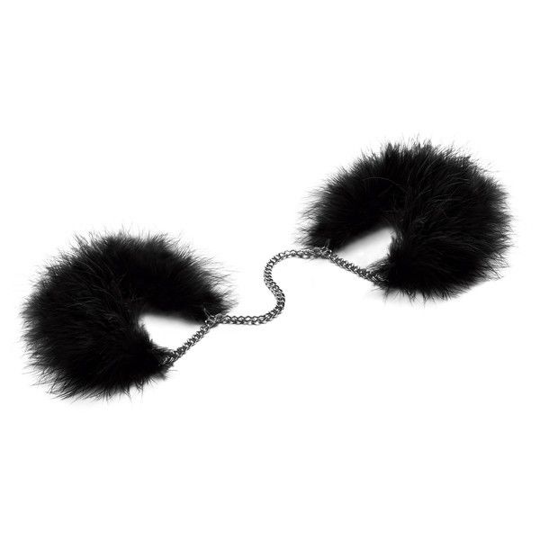 Menottes en plumes réglables — BIJOUX INDISCRETS