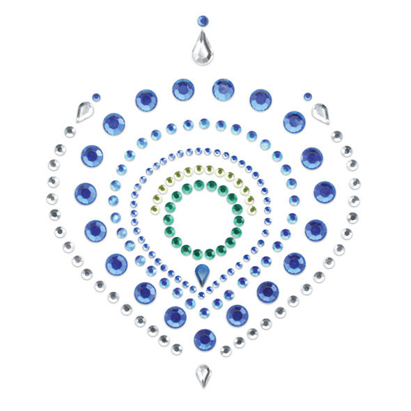 Bijoux intimes flamboyants bleu et vert — Bijoux Désiré Métallique