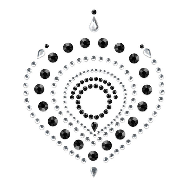 Bijou intime scintillant noir et argenté — BIJOUX DÉSIRÉ MÉTALLIQUE