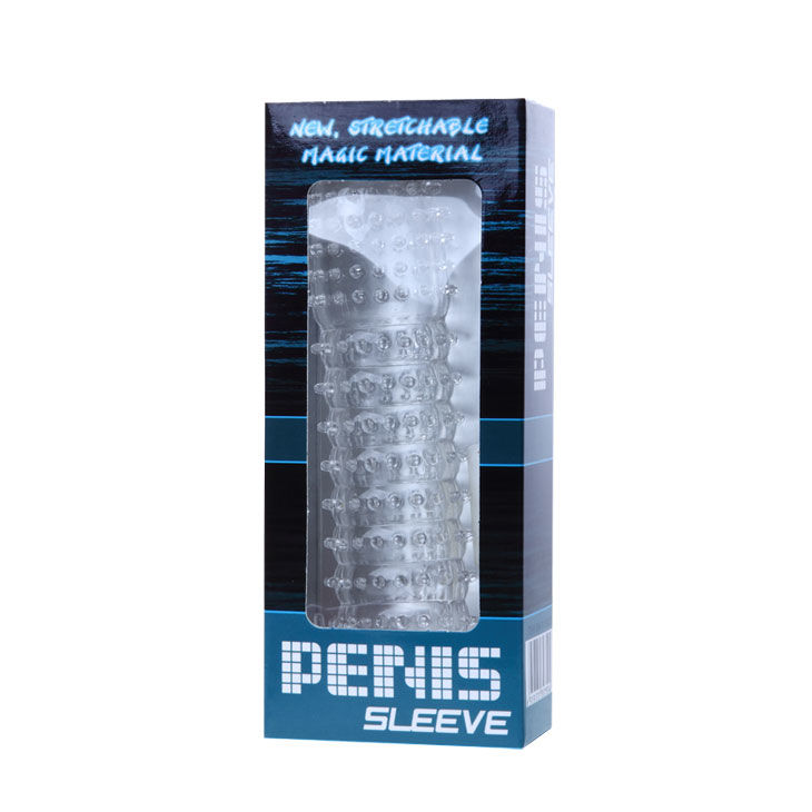 Gaine pénienne texturée à nodules stimulants — BAILE FOR HIM