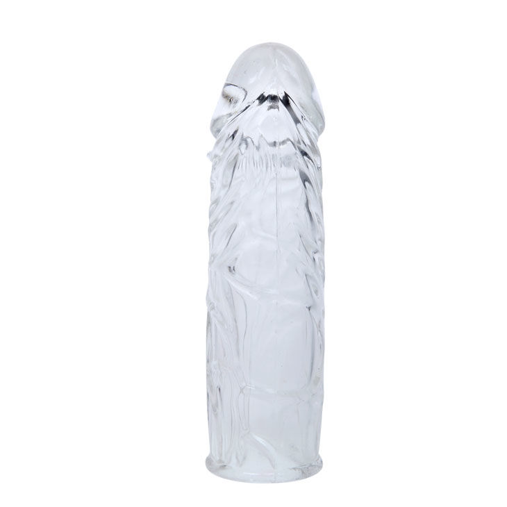 Manchon pénien transparent en silicone 13 cm — BAILE FOR HIM