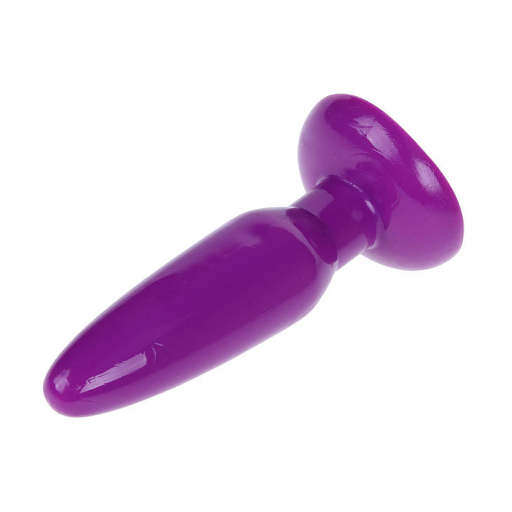 Plug anal lilas en gel souple — BAILE ANAL