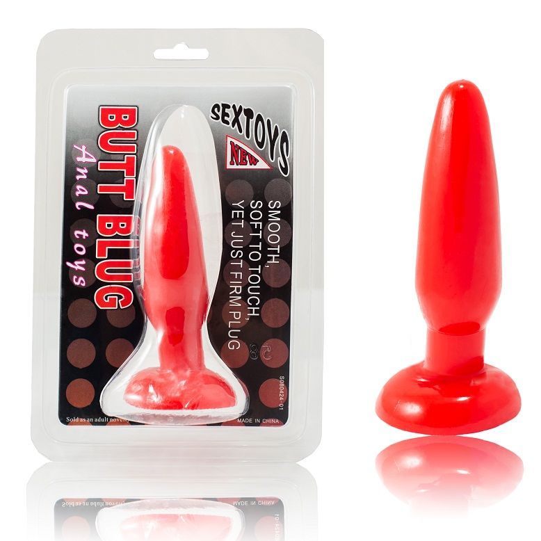 Petit plug anal rouge — BAILE ANAL
