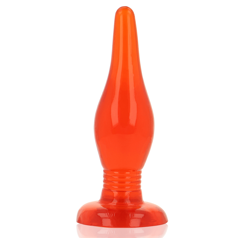 Plug anal en gelée soft touch rouge — BAILE ANAL