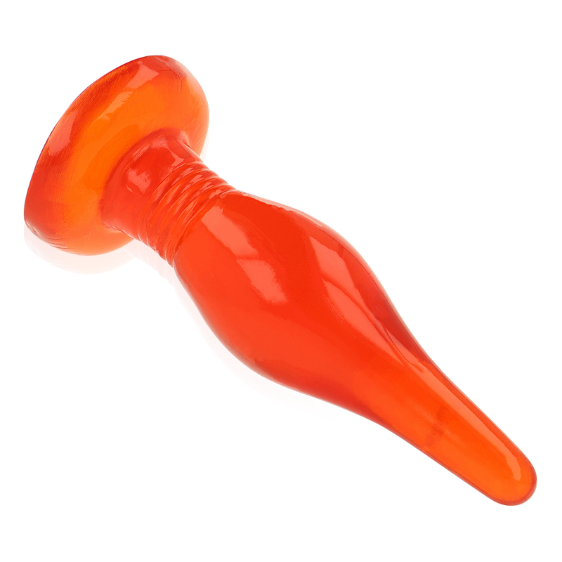 Plug anal en gelée soft touch rouge — BAILE ANAL
