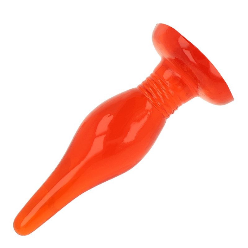 Plug anal en gelée soft touch rouge — BAILE ANAL
