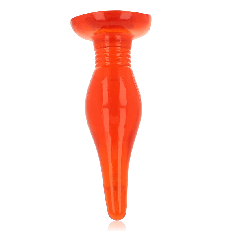 Plug anal en gelée soft touch rouge — BAILE ANAL