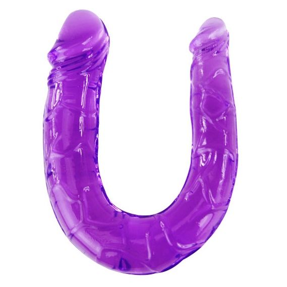 Double gode en gelée souple lilas — BAILE ANAL
