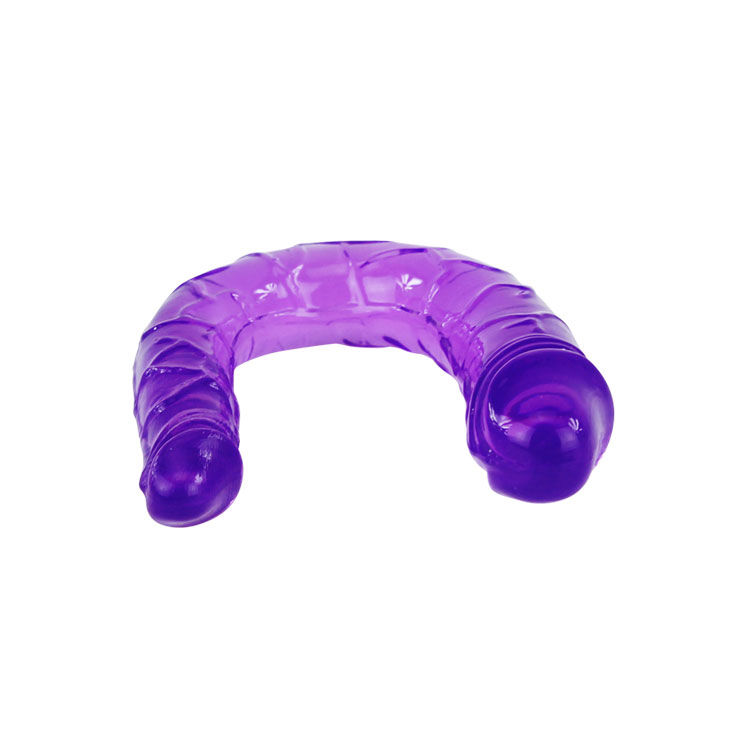 Double gode en gelée souple lilas — BAILE ANAL