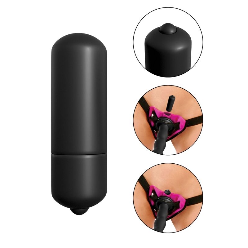 Harnais vibrant réglable violet — FETISH FANTASY SERIES