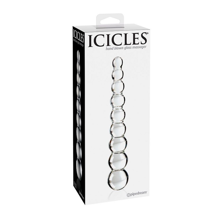 Masseur en verre soufflé courbe — ICICLES