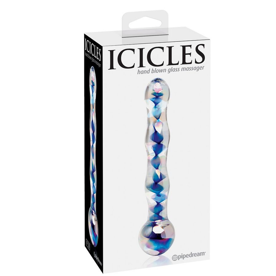 Masseur en verre soufflé aux courbes sensuelles — ICICLES