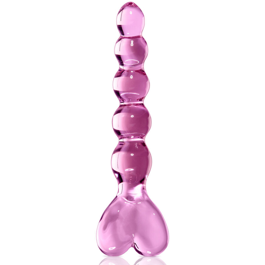 Masseur en verre courbe à double stimulation — ICICLES