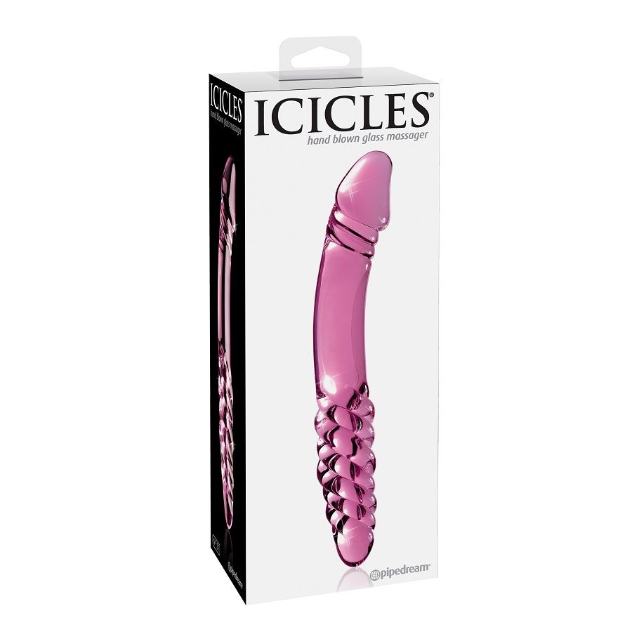 Masseur en verre double face sculptural — ICICLES