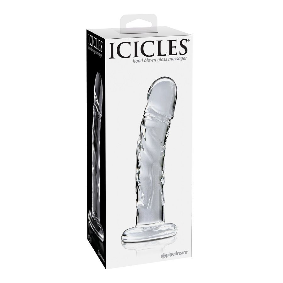Masseur en verre effet veines n°62 — Icicles