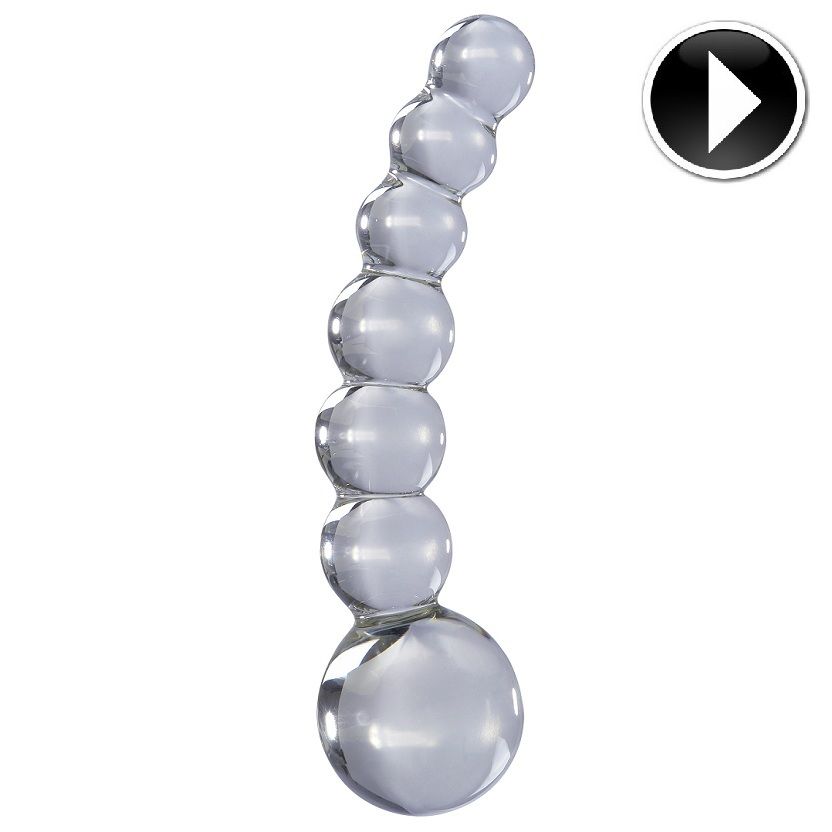 Massageur transparent à perles graduées — ICICLES