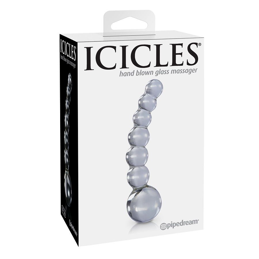 Massageur transparent à perles graduées — ICICLES