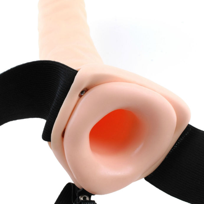 Gode ceinture vibrant creux 19 cm — FETISH FANTASY SERIES