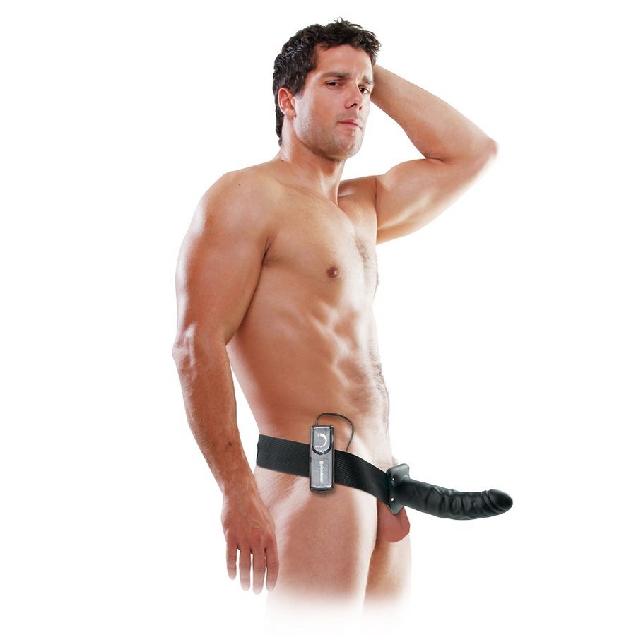 Gode ceinture vibrant creux 19 cm — FETISH FANTASY SERIES