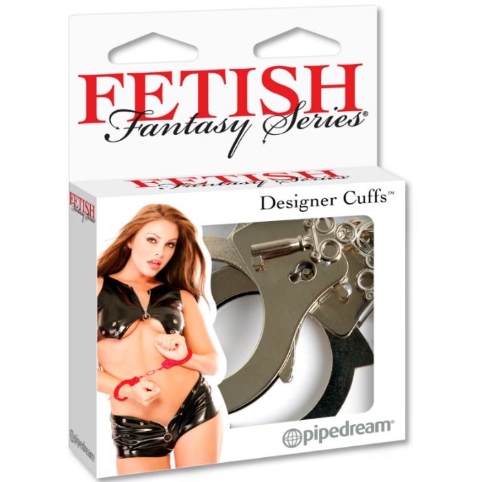 Menottes métal lourdes pour domination — FETISH FANTASY SERIES