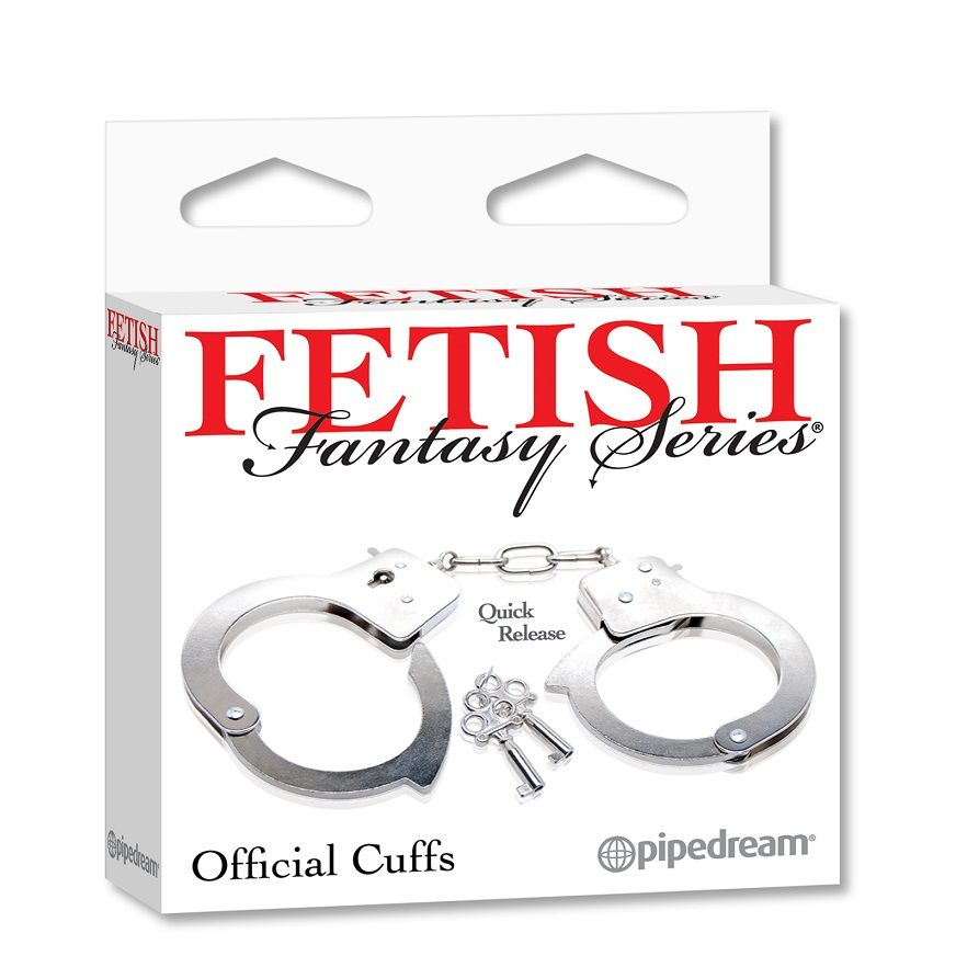 Menottes de jeu en acier nickelé — FETISH FANTASY SERIES
