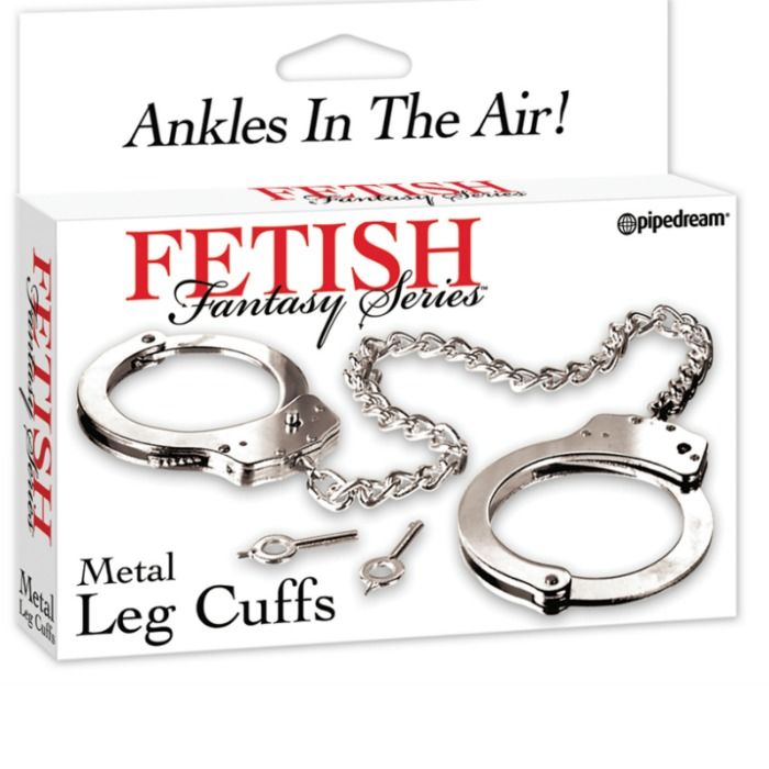 Entrave pour cheville en acier à double verrouillage — FETISH FANTASY SERIES