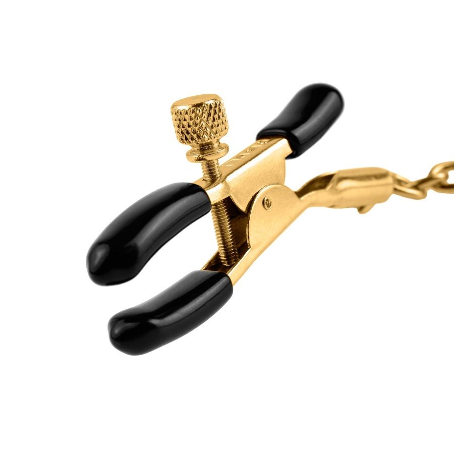 Pinces à mamelon ajustables en or — FETISH FANTASY GOLD